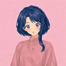 藍沢 しずく(びっくり)
